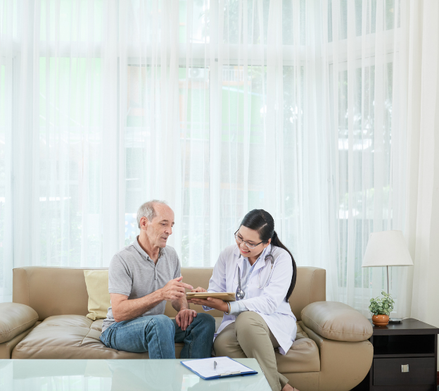 Doctor home visit healthcare service